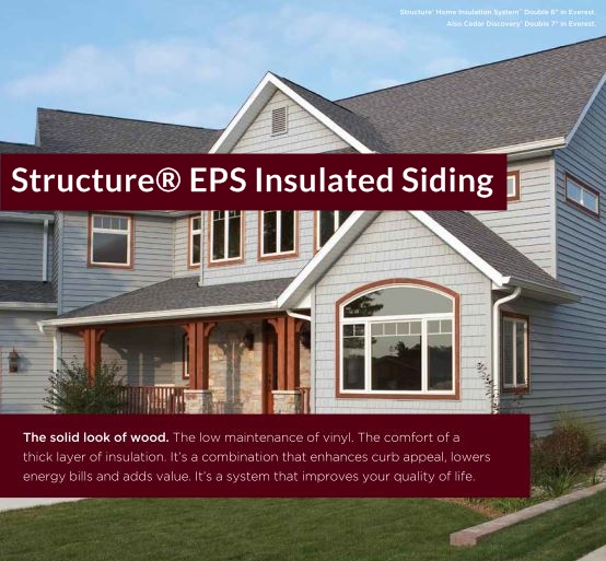 Structure® EPS Insulated Siding