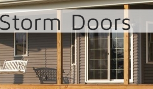 Storm doors from  General Siding Supply